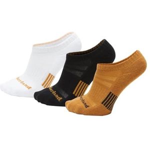 Timberland 3PP New Market Double Logo Half Cushion No Show, Meerkleurig, Large