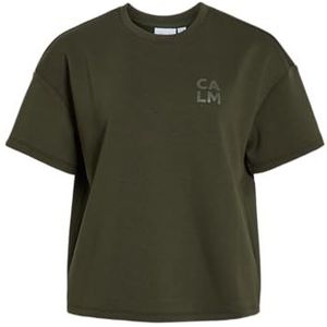 Vireflect O-hals S/S Top, Deep Depths., L