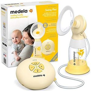 Medela Swing Flex Elektrische borstkolf met enkele pomp - compact, met PersonalFit Flex borstschilden en 2-fase expressie-technologie Medela