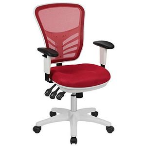 Flash Furniture Bureaustoel, rood, 68,58 x 64,77 x 112,4 cm