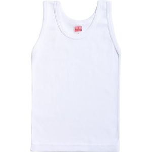BABIDU Mouwloos T-shirt voor baby's en peuters, Wit, 8 jaar