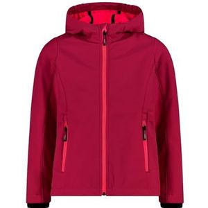 CMP - Softshelljas voor kinderen met vaste capuchon, fuchsia, 152