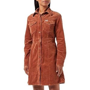 Wrangler Casual damesjurk, Pony Brown, S