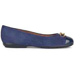 Geox D Annytah A Ballet Flat voor dames, Donkerblauw, 38 EU