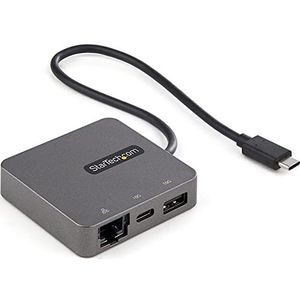 StarTech.com USB-C Multiport Adapter - USB 3.1 Gen 2 Type-C Aluminium Mini Dock - USB-C naar 4K HDMI of 1080p VGA Video - 10Gbps USB-A & USB-C Hub met GbE - Compatibel met Thunderbolt 3 (DKT31CHVL)