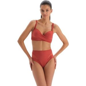 Dagi Bikinibroekje voor dames, terracotta, 36