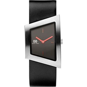 Danish Design Dames analoog kwarts horloge met lederen armband IV24Q1207