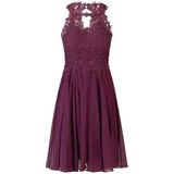 APART - Cocktailjurk - Donker Lila - Mouwloos - Midi-lengte