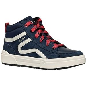 Geox Jongens J Weemble Boy A Sneakers, blauw, 37 EU