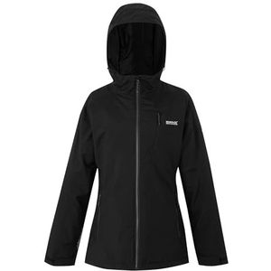 Regatta Womens Highton Strech IV geïsoleerde waterdichte jas - zwart - 14