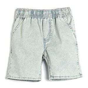 Koton Boys's Jean Elastische tailleband Pocket Katoenen Shorts, Light Indigo (Aa1), 4-5 Jaar