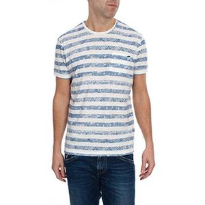 Pepe Jeans Cedrela T-shirt voor heren, Blauw (Donker Denim), XXL