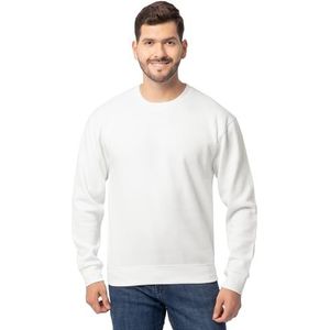Fruit of the Loom Men's Eversoft Fleece Sweatshirts & Hoodies, Sweatshirt-White, Small
