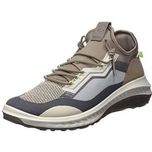 ECCO Heren ST.360 Sneakers, Magneet/Taupe/Sunny Lime, 44 EU