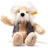 Steiff Einstein Teddybeer - 28 cm - teddybeer als Einstein met vest - teddybeer met strik - knuffeldier voor kinderen - zacht & wasbaar - beige (022098)