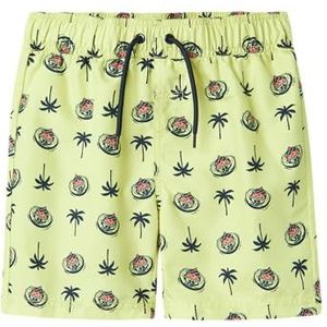 NAME IT Jongens Nkmzaddi Swim Shorts Box, sunny lime, 128