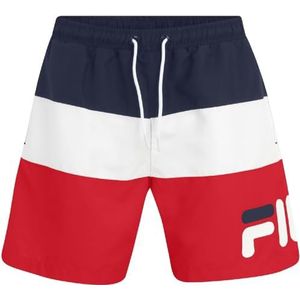 FILA SIMBABWE-Black Iris-Bright White-True Red-M, Black Iris-helder wit-echt rood, M