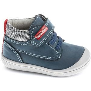 Pablosky Leader-tech babylaarzen met klittenbandsluiting, Blauw, 19 EU Ancho