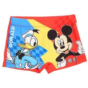 Disney Mickey zwemboxershort voor jongens, Rood, 7 Jaren