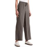 Street One Structuurbroek voor dames met brede, bruin, 34