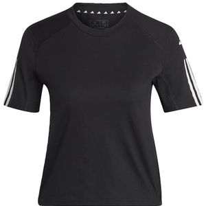 adidas Train Essentials Train Cotton 3-Stripes Crop T-shirt voor dames
