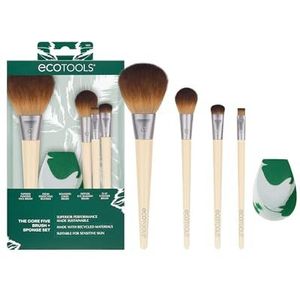 EcoTools - Core Five Set - Make-upkwasten en Spons - Set van 5 - Dierproefvrij