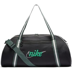 Nike Dames Club Bag W Nk Gym Club - Retro, Black/Vintage Green/Stadium Green, DH6863-013, MISC, zwart/vintage groen/stadium groen, Eén maat, Sport