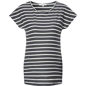 Noppies Dames Tee Short Sleeve Stripe Kenton T-shirt, Blue Graphite - P334, 34