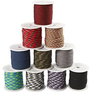 Nylon touw - assortiment, A: 5 mm, 10 x 10 m