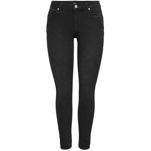 ONLY Onldaisy Reg Push Up Sk ANK DNM Skinny Fit Jeans voor dames, zwart denim, 26W x 32L