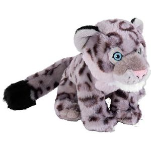 Wild Republic Cuddlekins Eco Mini Snow Leopard Cub, gevuld dier, 20,5 cm, pluche speelgoed, vulling is gesponnen gerecyclede waterflessen, milieuvriendelijk