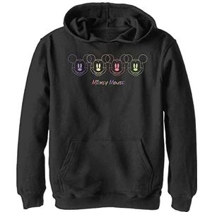 Disney Jongens neon hoodie, zwart, M