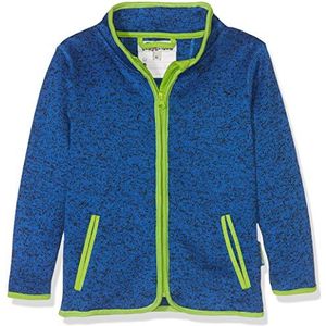 Playshoes Kinderjas van fleece, ademend en hoogwaardig jasje met ritssluiting, blauw, 116 cm
