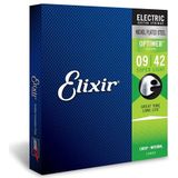 Elixir® Strings snaren voor elektrische gitaar met OPTIWEB®-Coating, superlicht (.009-.042)