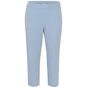 Kaffe Curve Plus-Size damesbroek, korte lengte, elastische taillezakken, Faded Denim, 50/Grote maten