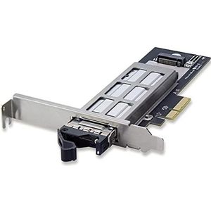 FANTEC NVMePCIe TR-1, PCIe 3.0-4.0 x4 NVNe SSD interne PC inbouwframe adapterkaart, 2515