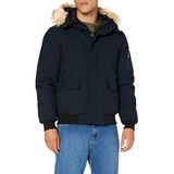 Bodywarmer - Met Vaste Capuchon - Zwart - Kunststof - Slim Fit