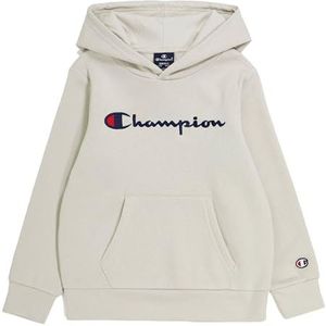Champion Legacy American Classics B-Ultralight Powerblend Fleece Sweatshirt met capuchon voor kinderen en jongens, Zilver Grijs, 3-4 jaar