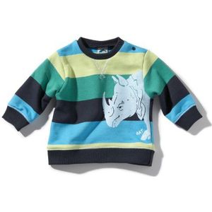 Sanetta baby - jongens sweatshirt, gestreept 123126