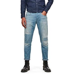 G-Star Raw heren Jeans Loic Relaxed Tapered Jeans, Blauw (Vintage Marine Blue Restored 9657-b482), 28W / 32L