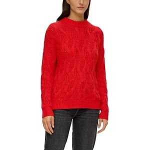 Gebreide Trui - Ronde Hals - Lange Mouwen - Geribbelde Manchetten - Losse Pasvorm