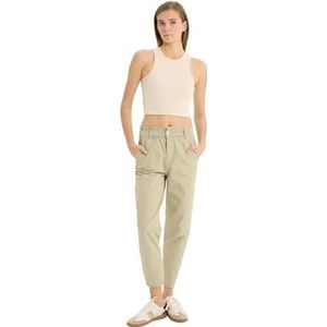 DeFacto Casual broek voor dames, khaki, 32