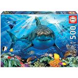 Educa - Legpuzzel - Grote Witte Haai - 500 Stukjes