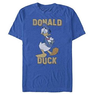 Disney Classic Mickey - Donald Duck Unisex Crew neck T-Shirt Bright blue S