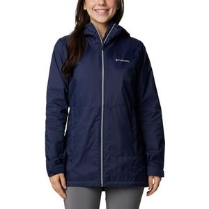 Columbia Switchback gevoerde lange jas voor dames, Donkere nachtelijke, XL