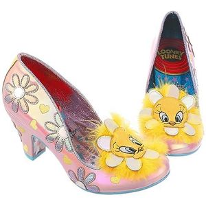 Irregular Choice Tweety Twist Mary Jane Flat voor dames, Lila, 42 EU