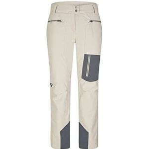 Ziener Tippa Skibroek voor dames, snowboardbroek, ademend, waterdicht, PFC-vrij, zilverbeige DOB, 38