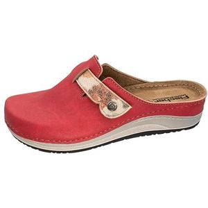 Fischer Dames Jessica platte slipper, Cherry, 40 EU, rood (cherry), 40 EU