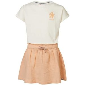 Noppies Kids Meisjesjurk Parole korte mouwen kinderjurk, Almost Apricot-N030, 92, Bijna abrikoos - N030, 92 cm