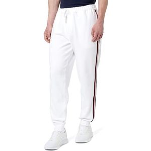 Tommy Hilfiger - GLOBAL STRIPE SWEATPANTS - Joggingbroek - Wit